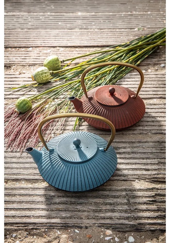 Син чугунен чайник 1,1 l Linhai – Bredemeijer