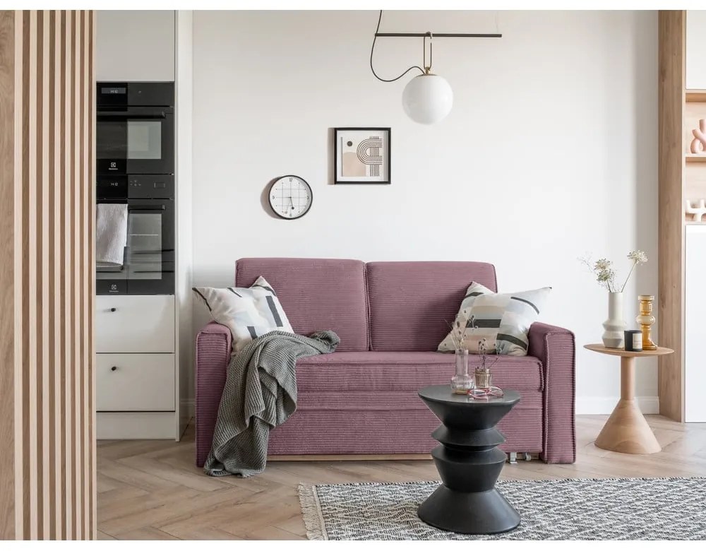 Розов разтегателен диван 168 cm Lucky Lucy - Miuform