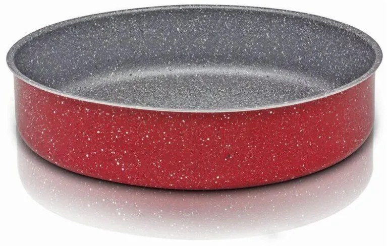 Тава за печене ZEPHYR Red Passion ZP 1222 ER30, 30 см, Мраморно покритие, Червен