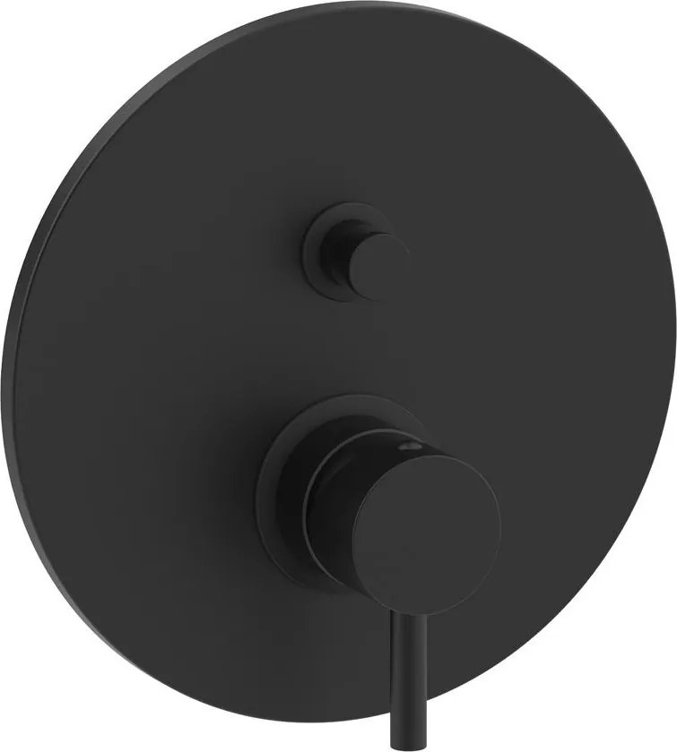 Paffoni - Вграден душ смесител LIGHT, черен