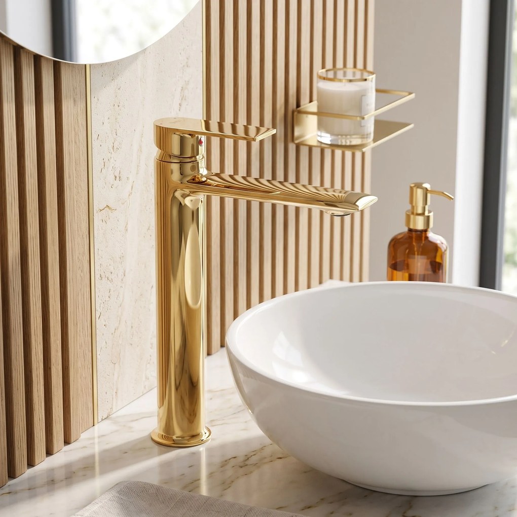 Смесител за мивка REA VENETA Gold High