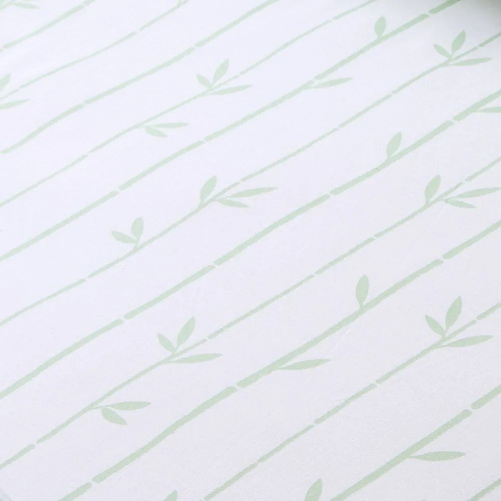 Бял еластичен двоен детски чаршаф 135x190 cm Panda Paws – Catherine Lansfield