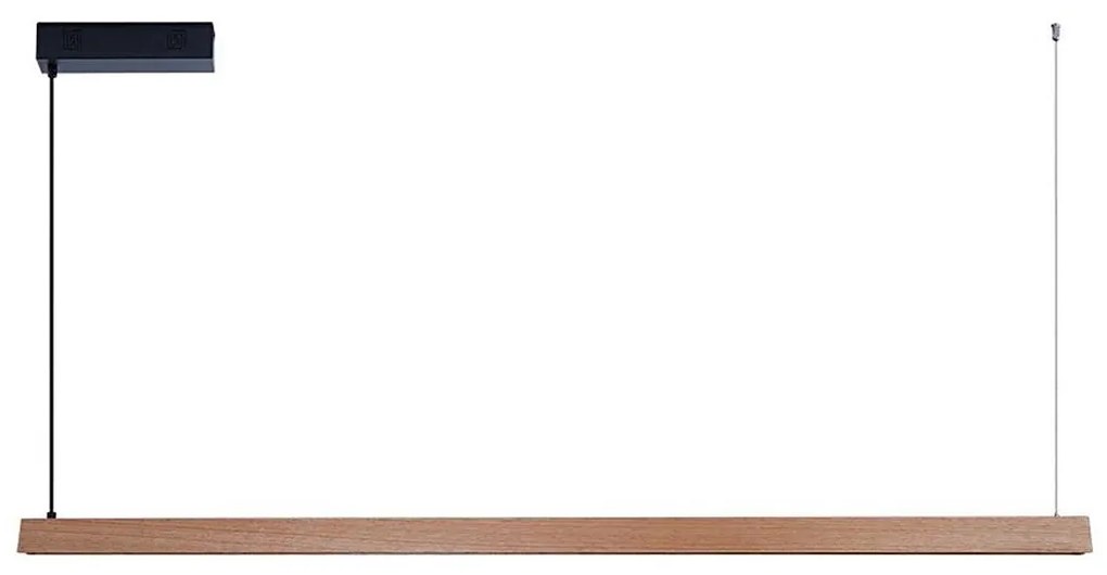 Immax NEO 07304L - LED димируем висящ полилей на кабел MADEIRA 33W/230V Wi-Fi Tuya 152 cm дъб