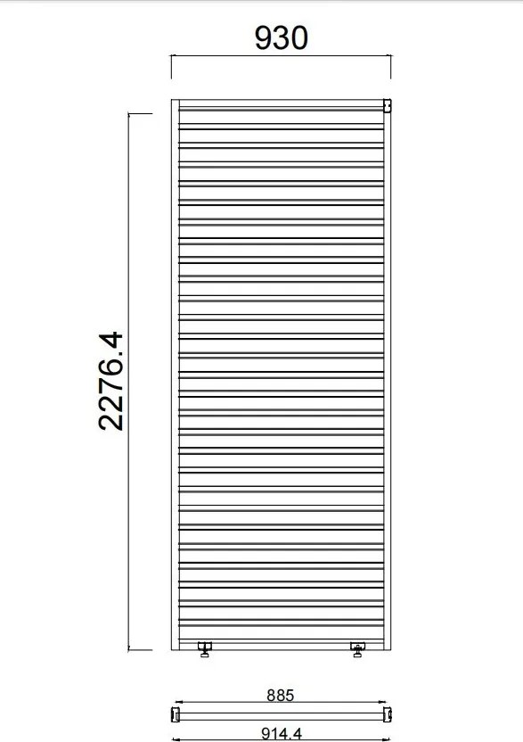 Параван за биоклиматична пергола – Rojaplast