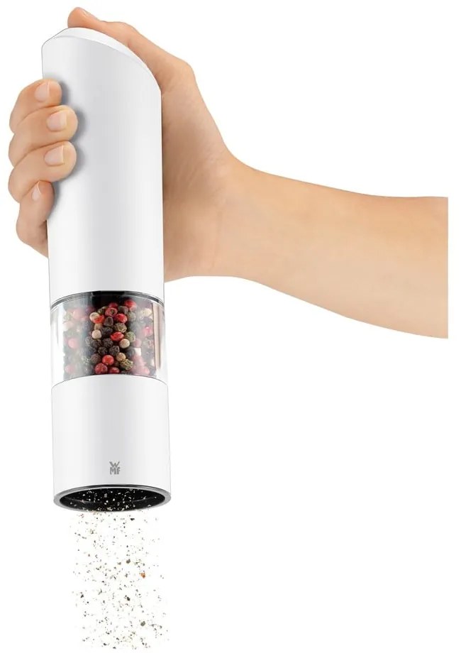 Бяла електрическа мелничка за подправки , височина 21 см - WMF
