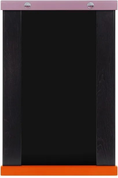 Стенно огледало с рафт масивно дърво 50x75 cm Lun – noo.ma