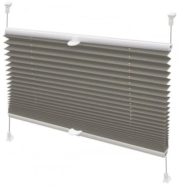 Антрацитна ролетна щора 97x150 cm Plisé Verona Termo – Gardinia