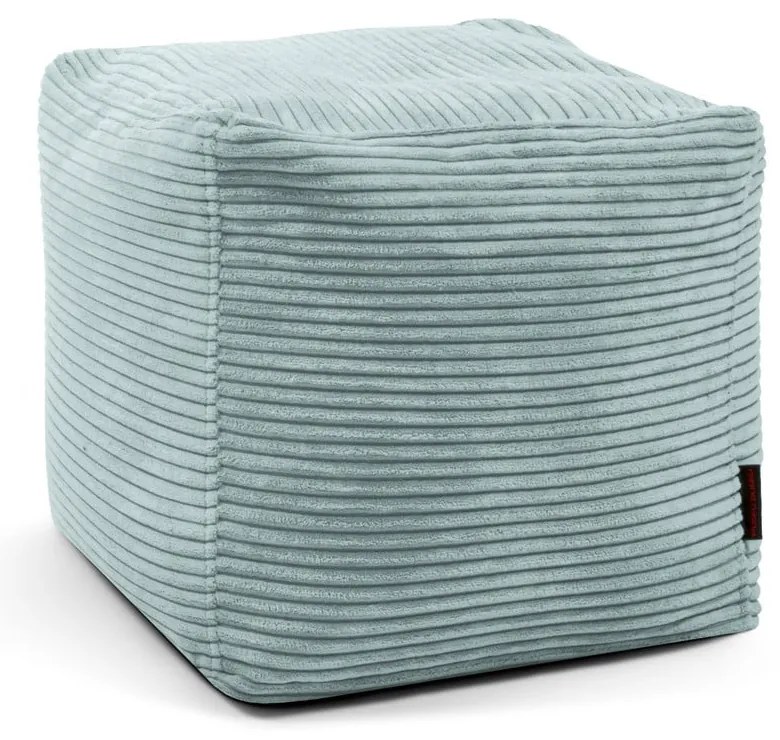 Пуф от рипсено кадифе в цвят мента Up! MooG – SLOWDOWN