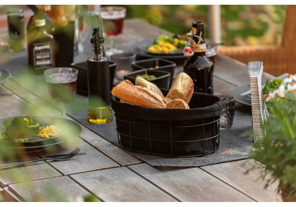 Черна торбичка за сладкиши със стойка Black Outdoor Kitchen Bela - Wenko