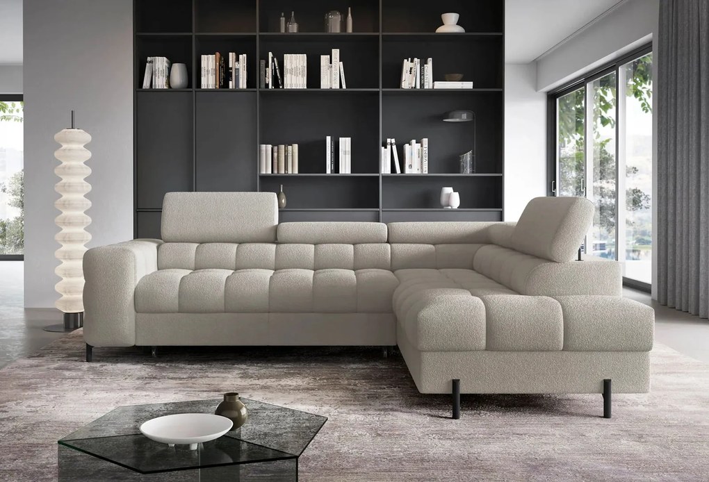 Ъглов диван Ferucce-Gkri Anoixto-Right