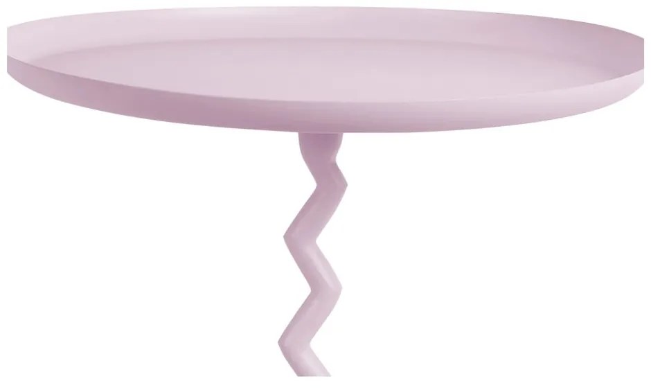 Метална кръгла странична масичка ø 40 cm Zig Zag – Leitmotiv