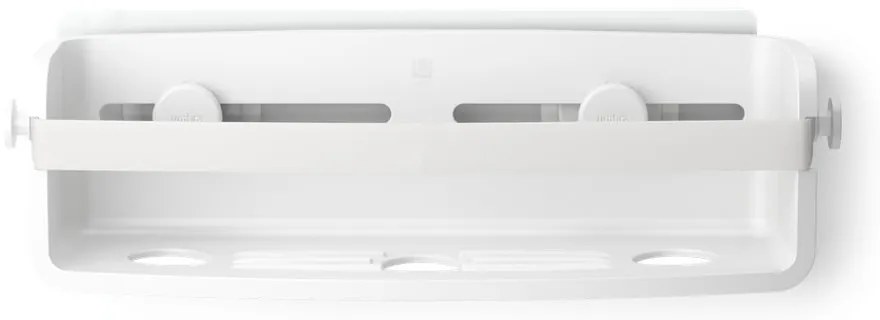 Бял самоносещ рафт за баня, изработен от рециклирана пластмаса Flex Adhesive - Umbra