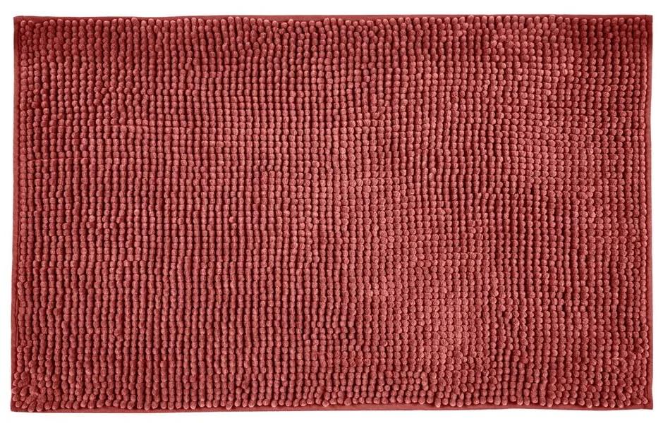 Червена текстилна постелка за баня 50x80 cm Chenille - Allstar