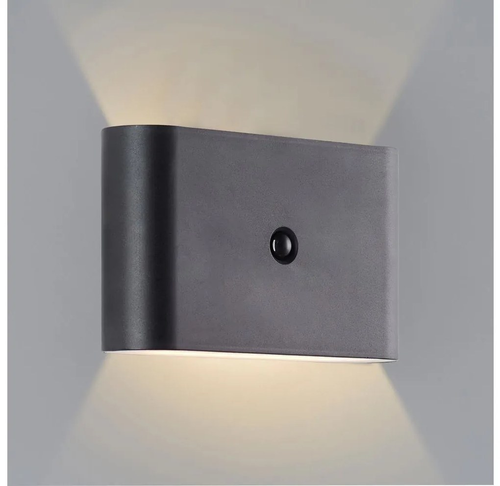 Brilliant - LED външно стенен осветител XINO LED/3W/5V IP44 с сензор