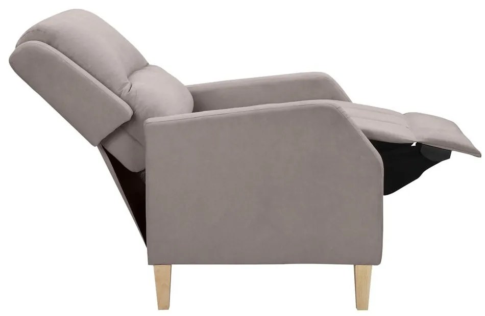 Сиво релаксиращо кресло Dina – Støraa