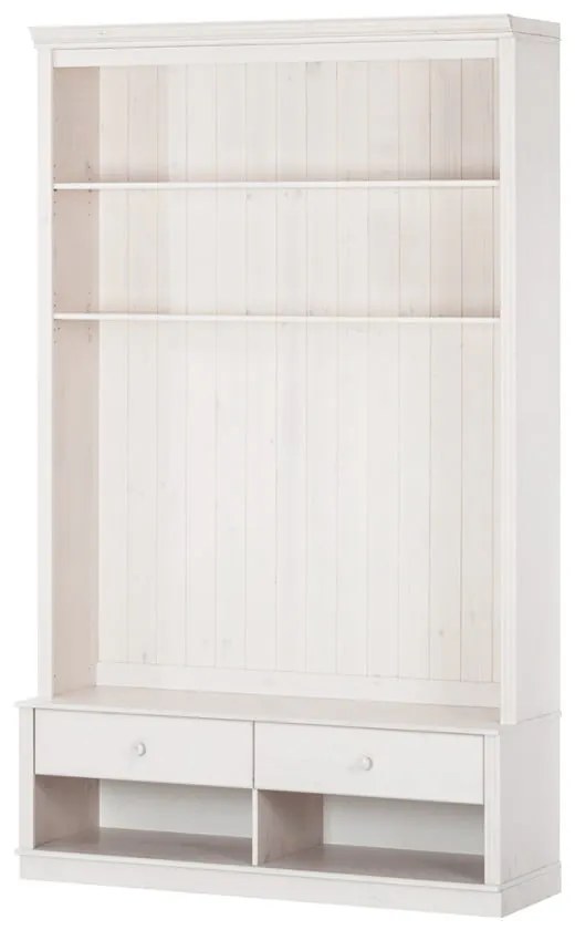 Бял TV комплект от от масивен бор 140x223 cm Anita – Støraa