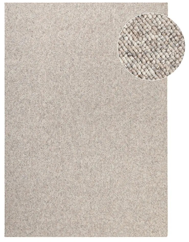Сиво-кремав килим подходящ за пране 160x230 cm Rocco Dark Cream – Elle Decoration