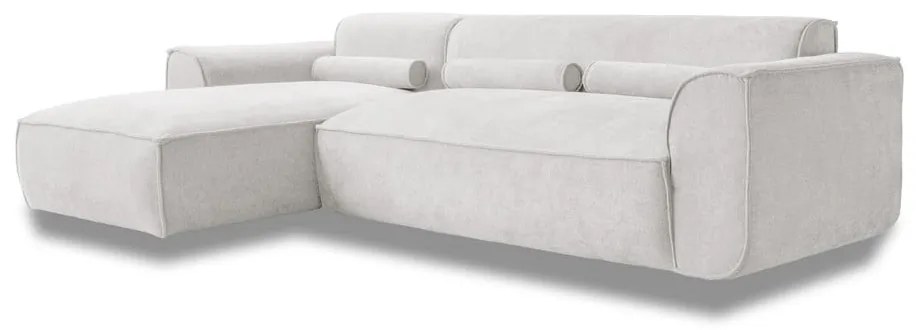 Бял ъглов диван (ляв ъгъл) Flex Felix – Miuform