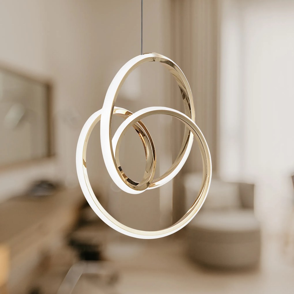 Висяща LED лампа G076-1CP Gold