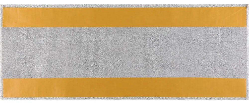 Светлосиви памучни килими за стълби в комплект от 16 бр. 25x65 cm Kumsal Bej – Vitaus