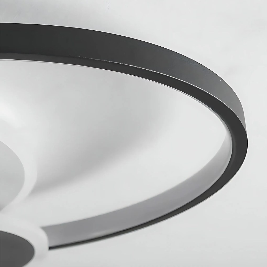 Плафон APP1709-C Black LED