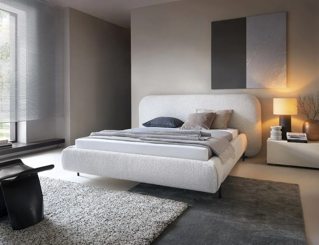 Облечено легло Prius-140 x 200-Бяло