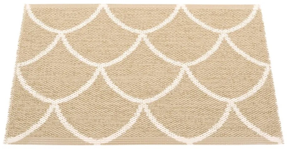Бежов килим за открито и закрито 70x50 cm Kotte Sand – Pappelina