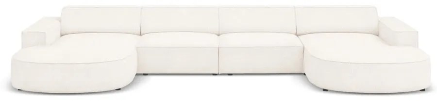 Бежов ъглов диван (U-образен) Jodie - Micadoni Home