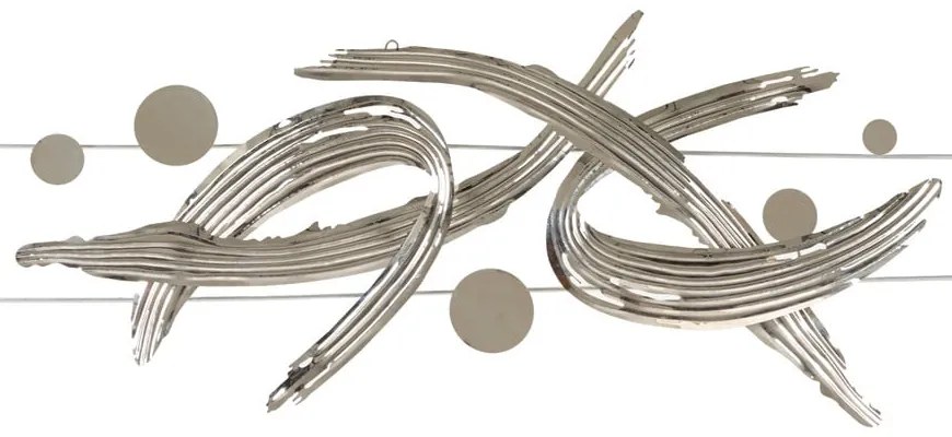 Метална декорация за стена 121x52 cm Mondrian – Mauro Ferretti