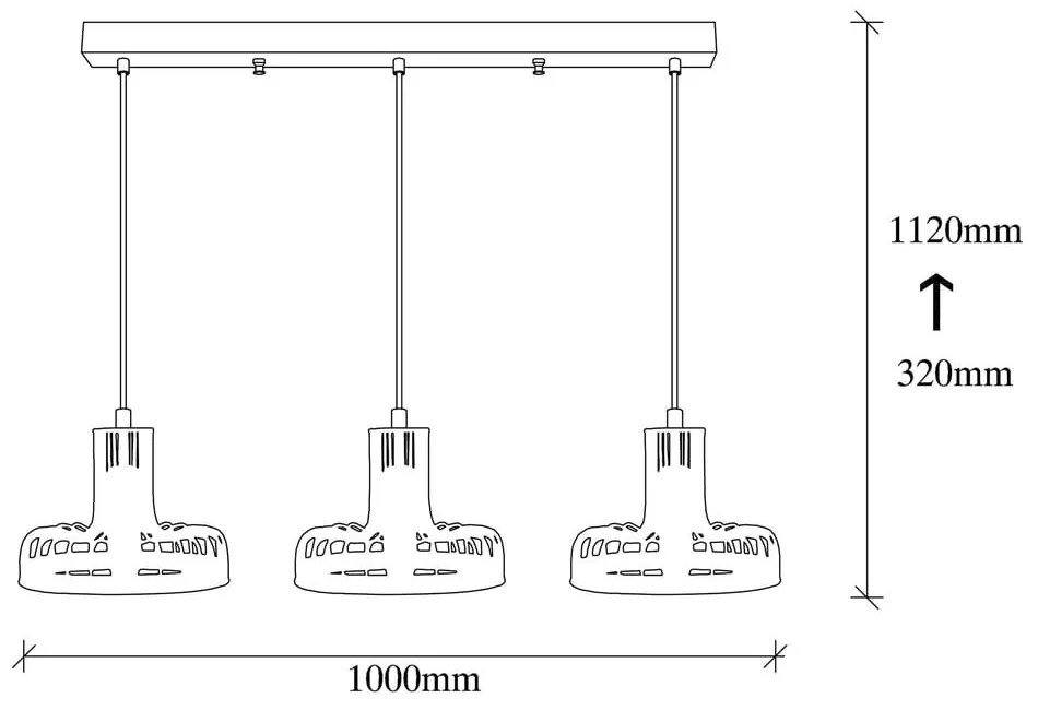 Висящо осветително тяло в черен и меден цвят с метален абажур Fellini – Opviq lights