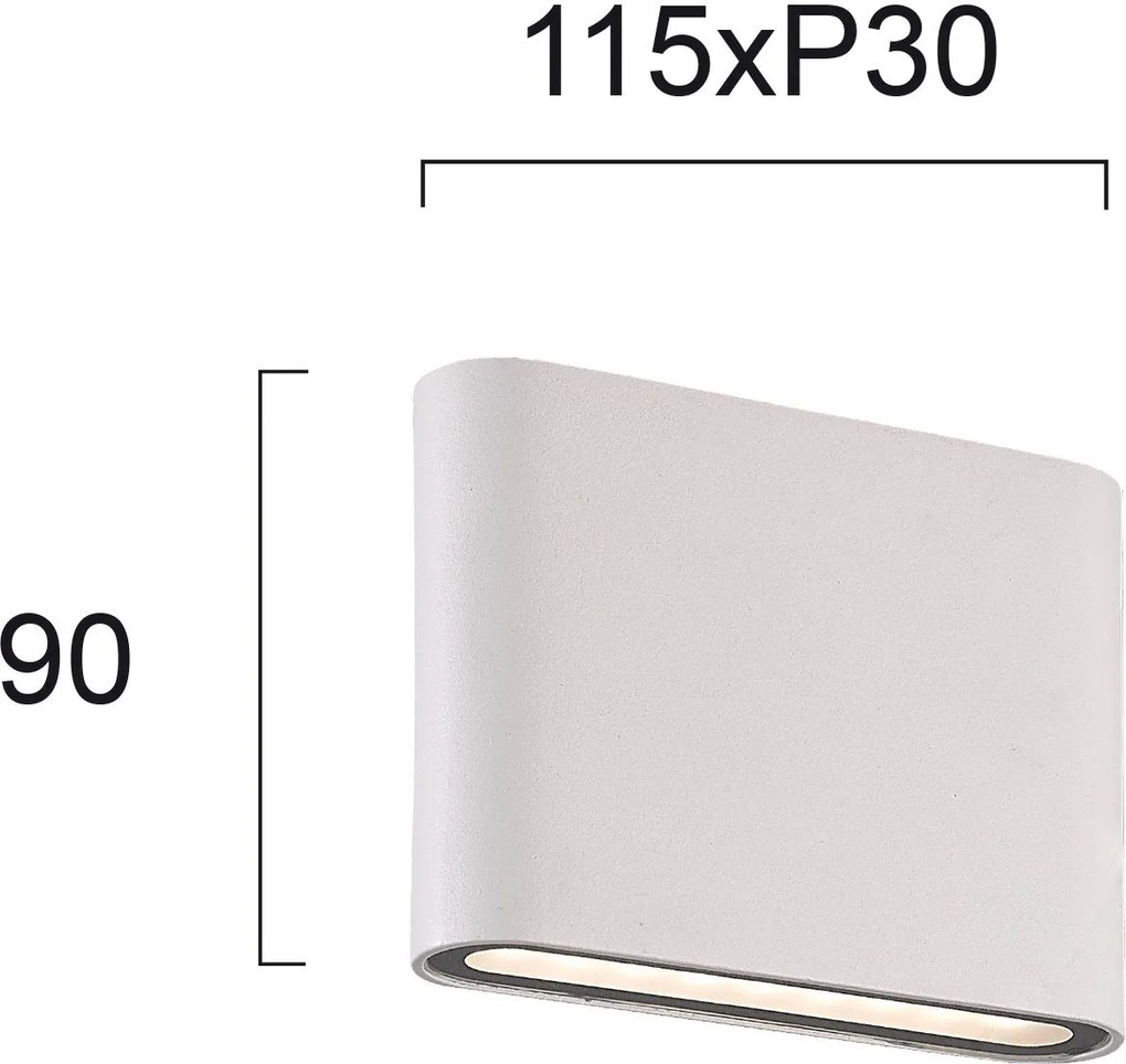 Аплика Viokef Argon-дължина: 11.5 См.-бял