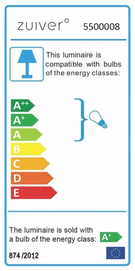 Бяла LED светлина за таван Dice - Zuiver