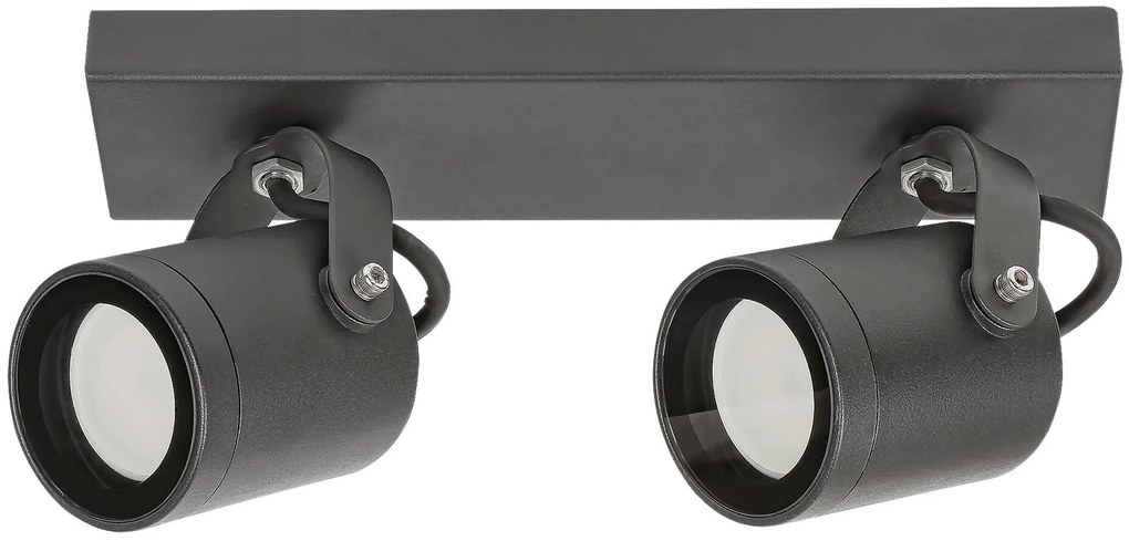 RABALUX Elva,външен аплик,GU10 2X35W,антрацит - 7930