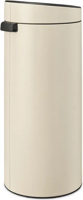 Кош за боклук Brabantia Touch Bin New 1005544, 30 л, Безшумно и плавно затваряне, Бежов