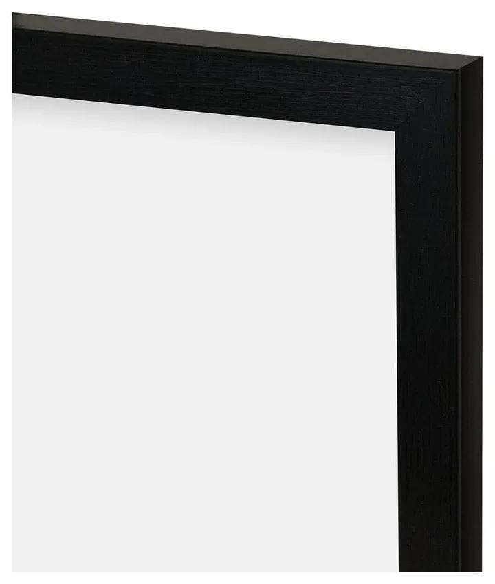 Черна пластмасова рамка за стена 55x45 cm