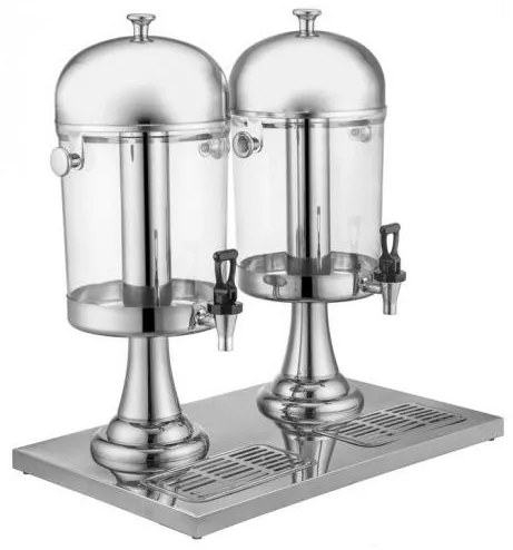 Иноксов диспенсър за сок 2-ка хром(0658)