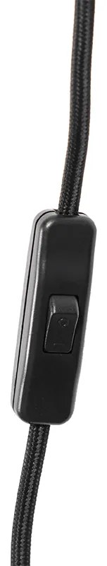 Ориенталска стенна лампа бамбук 35 см с щепсел - Rina