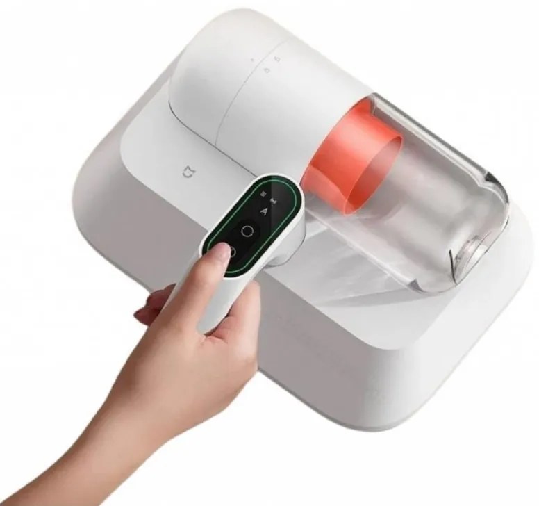 Прахосмукачка за акари и прах Xiaomi BHR8943EU Dust Mite Vacuum Cleaner Pro, 400W, 0.5 л, 3000/40000 rpm/min, 14 kPa, Cyclon, 4 степенна филтрация, LED дисплей, Бял