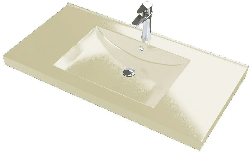 мивка Sanitec Alba-Ocra-Дължина: 70см.