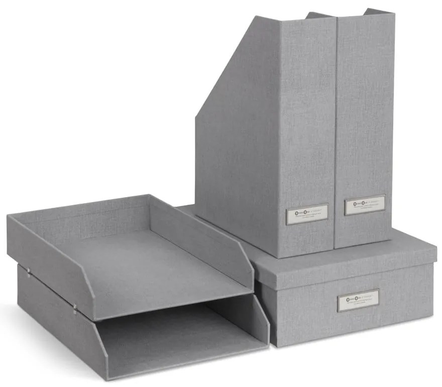 Картонени органайзери за докумнети в комплект от 5 бр. Holger – Bigso Box of Sweden