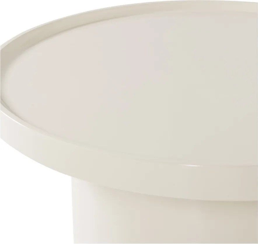 Сиво-бежова кръгла масичка за кафе ø 70 cm Veluna – WOOOD