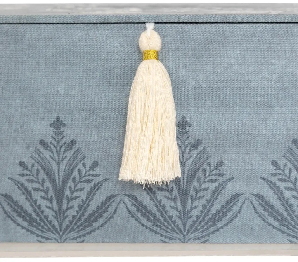 Кутия за съхранение atmosphera Wild Romance, 30х18.5х10 cm, MDF, Син