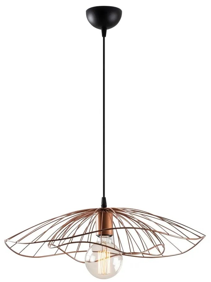 Висящо осветително тяло в меден цвят ø 50 cm Farac – Opviq lights