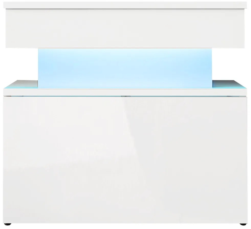 Нощно шкафче Glossa 1S със LED-Mauro gualistero