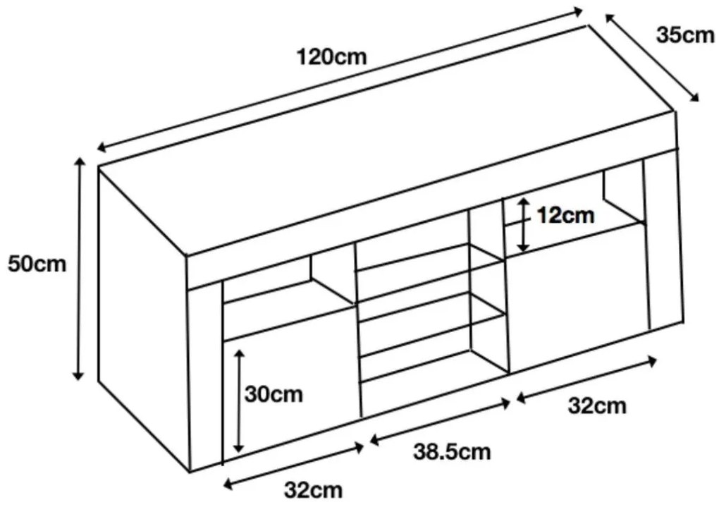 TV шкаф Niccolo-Leuko
