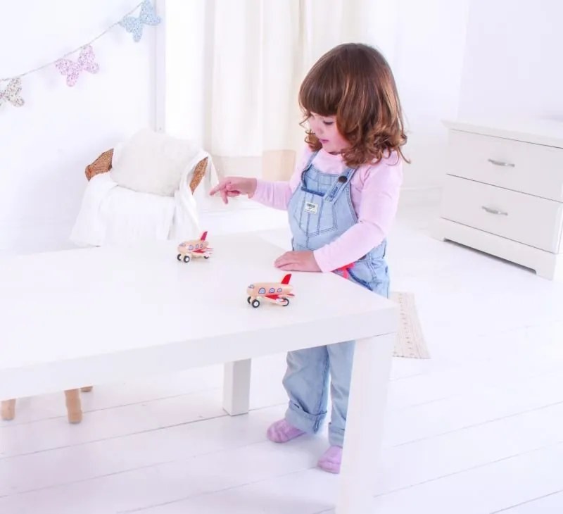 Bigjigs - Дървено самолетче