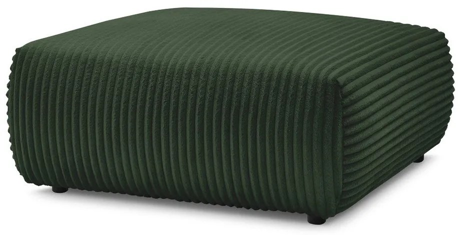 Тъмнозелена табуретка от рипсено кадифе Lucien – Bobochic Paris