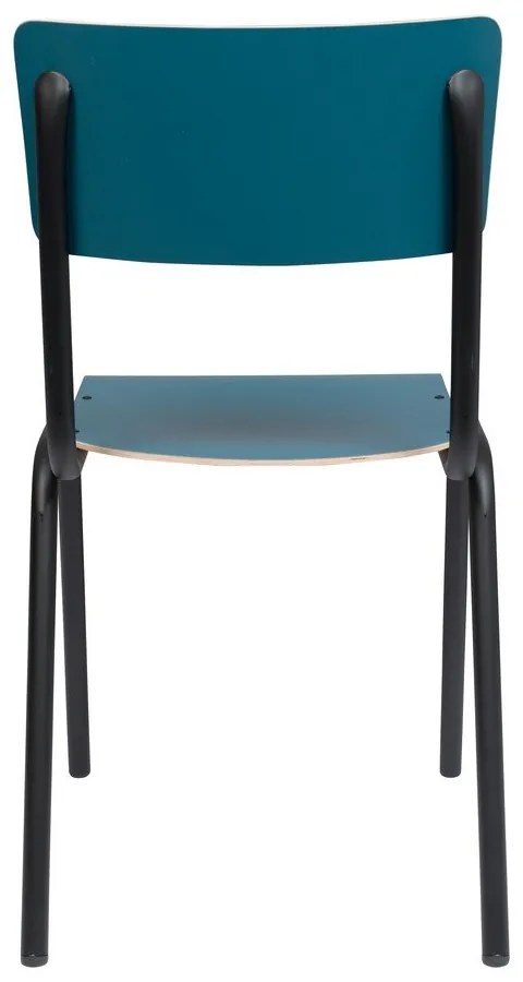 Трапезни столове в цвят петрол в комплект от 4 броя Back to school - Zuiver