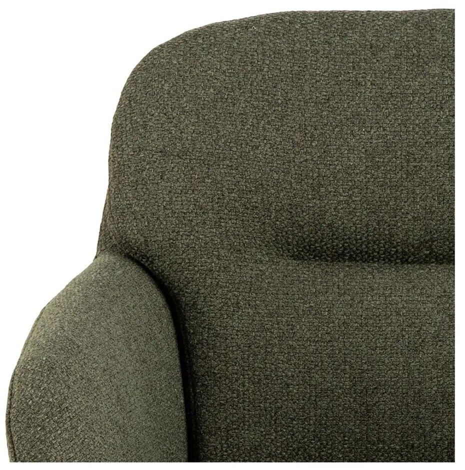 Тапициран трапезен стол с подлакътници в цвят каки Dora – Actona