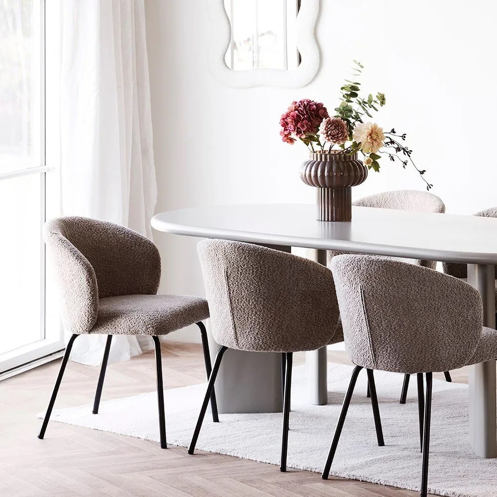 Кафява стъклена ваза (височина 27 cm) Celia – House Nordic